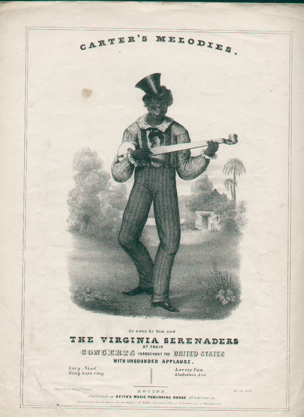 1844 Carter's Melodies